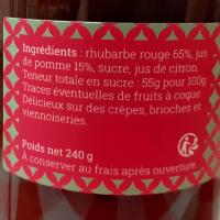 Confiture rhubarbe rouge 2