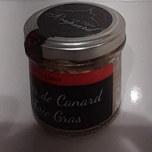 Rillettes de canard au foie gras